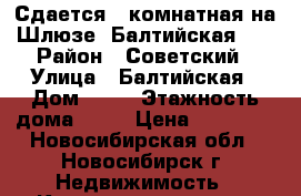 Сдается 1-комнатная на Шлюзе, Балтийская 31 › Район ­ Советский › Улица ­ Балтийская › Дом ­ 31 › Этажность дома ­ 18 › Цена ­ 15 000 - Новосибирская обл., Новосибирск г. Недвижимость » Квартиры аренда   